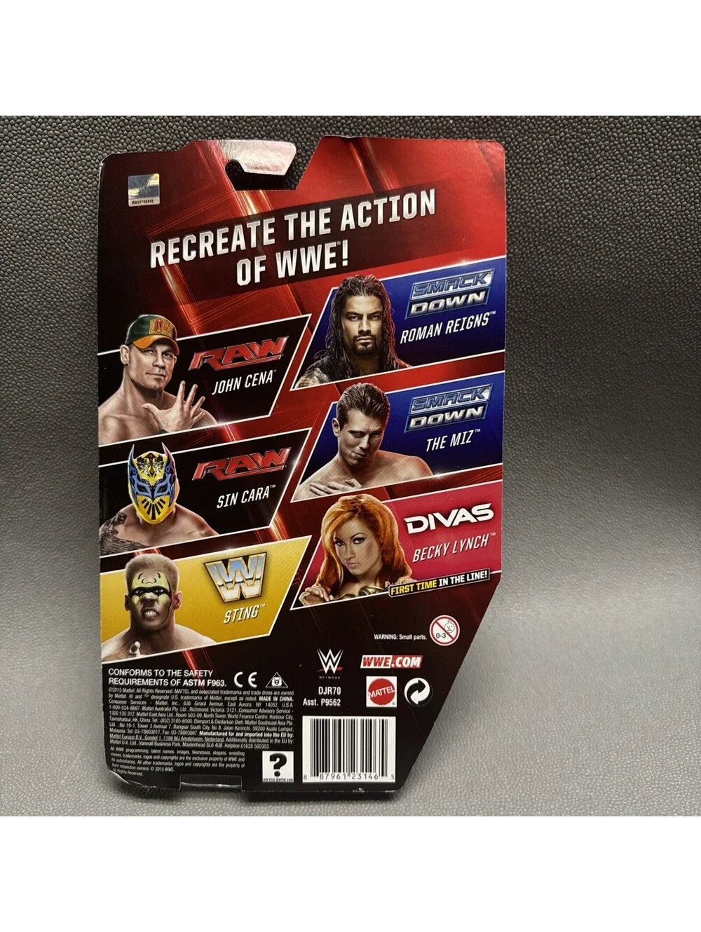 WWE Wrestling Becky Lynch Rookie Figure Divas Series Mattel 2015 First Time